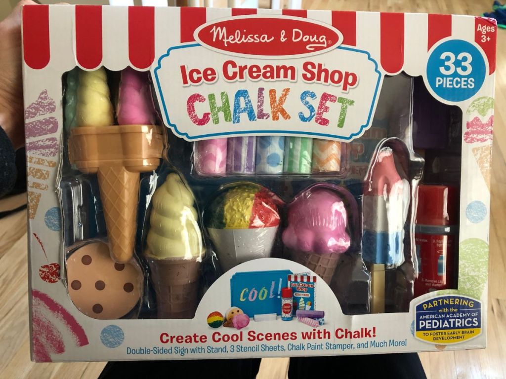 Melissa & Doug Ice Cream Shop Chalk Set