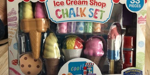 80% Off Amazon Toys Sale | Melissa & Doug Ice Cream Shop Chalk Set Only $14.60