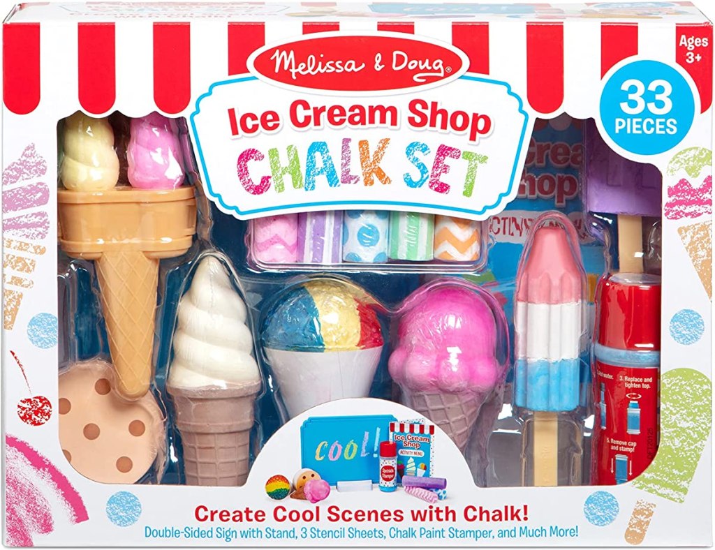 Melissa Doug Ice cream chalk set