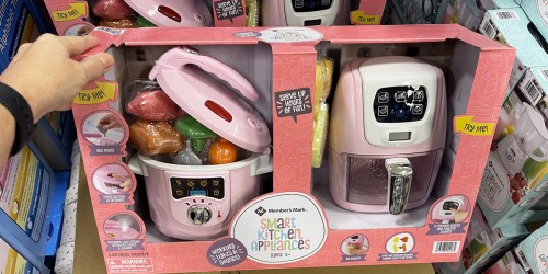 Kids Kitchen Appliances Set Only $24.98 at Sam’s Club (In-Store & Online) | Includes Toy Air Fryer & Pressure Cooker