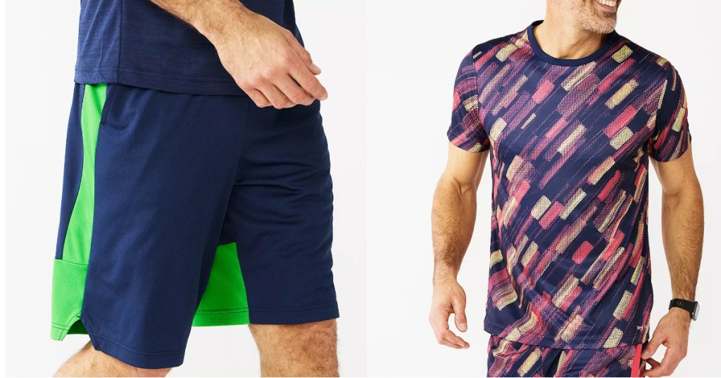 Men's shorts and shirts