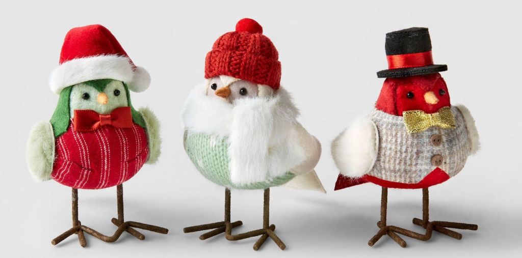 The Popular Target Holiday Birds Now Come as Ornaments for ONLY 3!