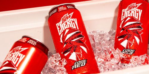 Mountain Dew Energy Code Red Now Available | Caffeine Equal to 2 Cups of Coffee