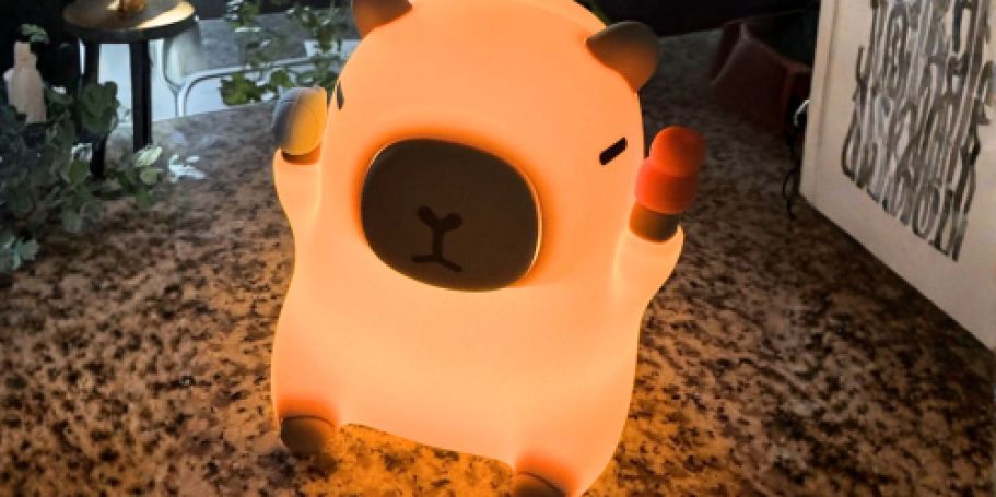 Capybara Bedtime Night Light UNDER $5 Shipped for Prime Members