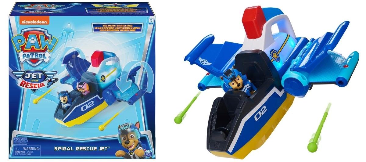 PAW Patrol Jet to The Rescue Deluxe Transforming Spiral Rescue Jet