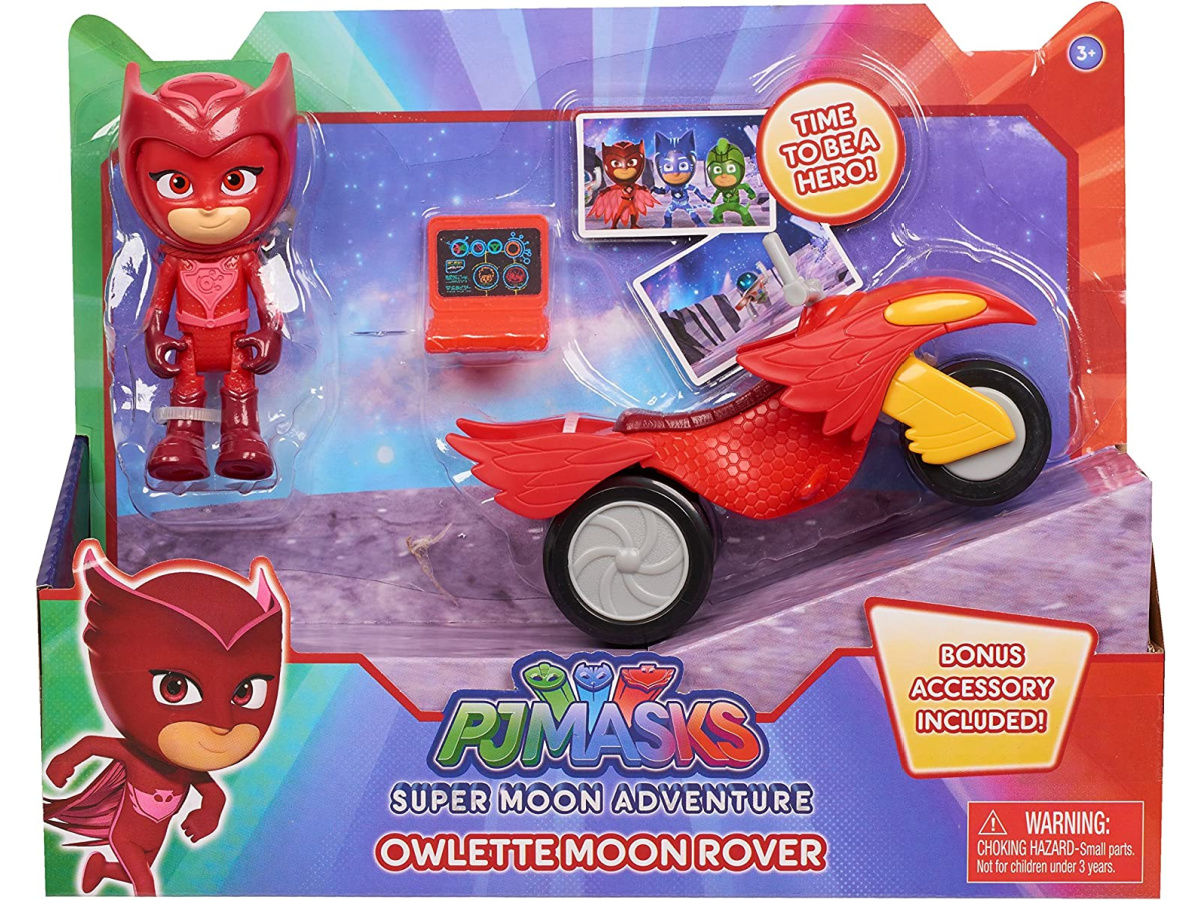 PJ Masks Super Moon Adventure Space Rover Toys featuring Owlette 