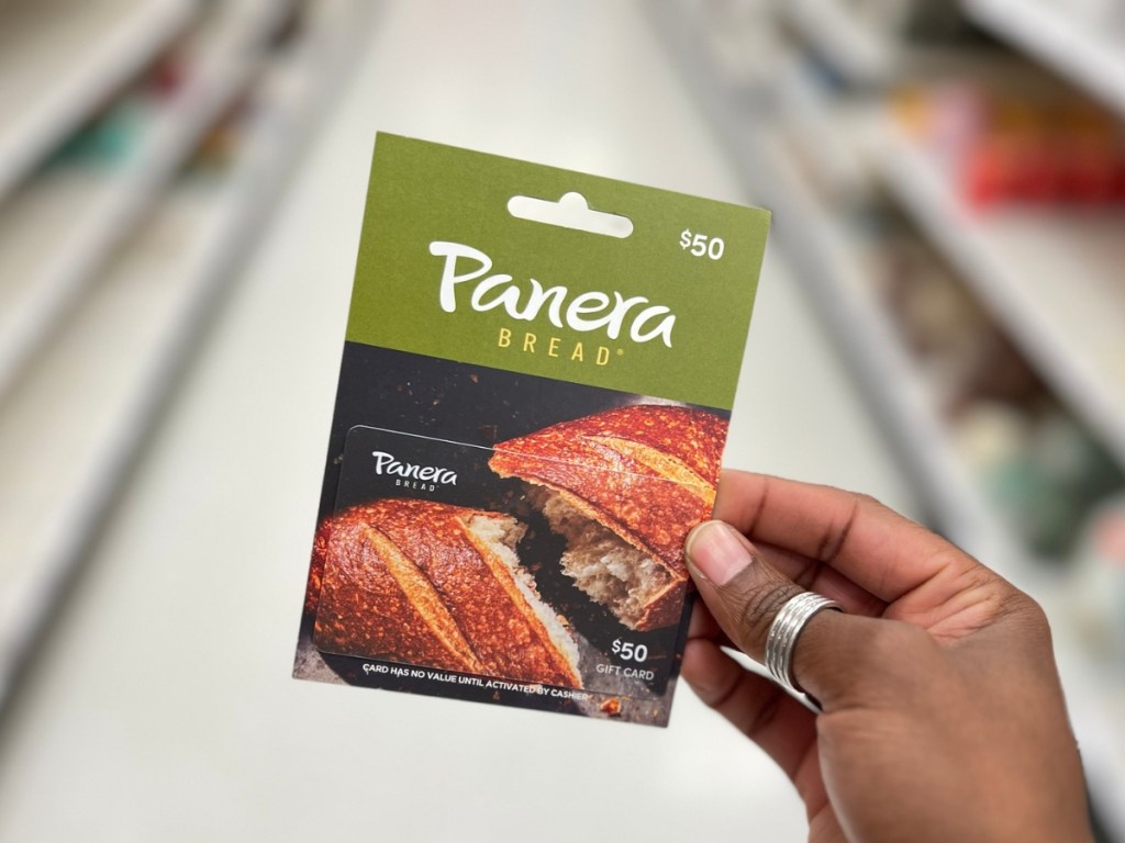 panera gift card in store