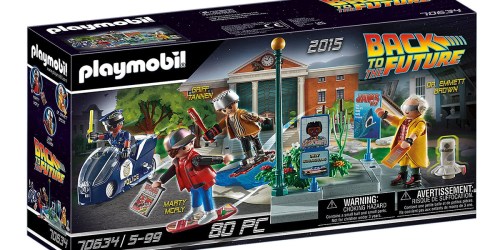 Playmobil Back to the Future Playset Just $21 on Amazon or Walmart.com (Regularly $35)