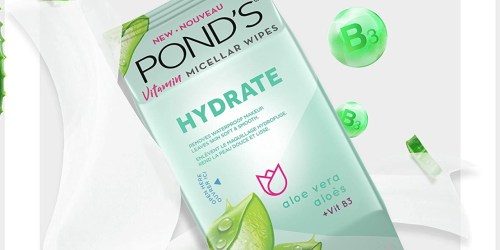 Pond’s Vitamin Micellar Wipes 4-Pack Just $6.71 Shipped on Amazon