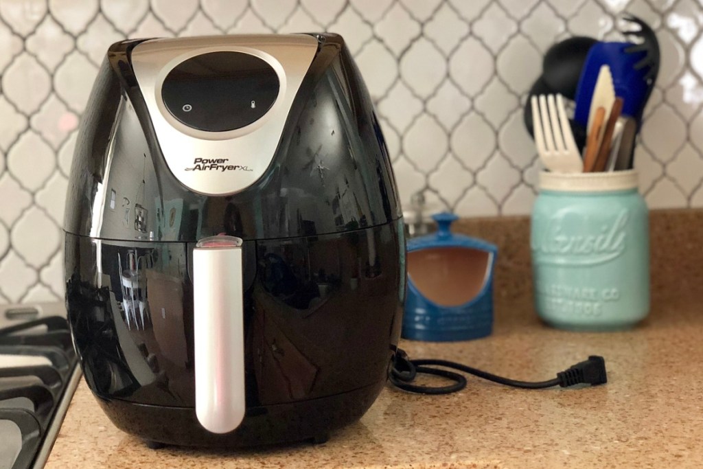 PowerXL airfryer on counter