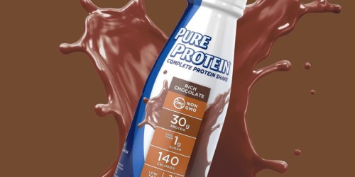 Pure Protein Shakes 12-Pack from $16.75 Shipped on Amazon (Regularly $24)