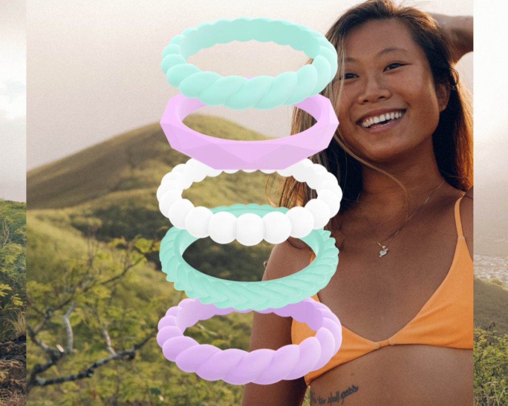 stackable silicone rings