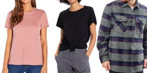 *HOT* Sam’s Club Clothes Clearance | Women’s Tees from $2.81, Men’s Flannel Shirts Only $9.81  + More