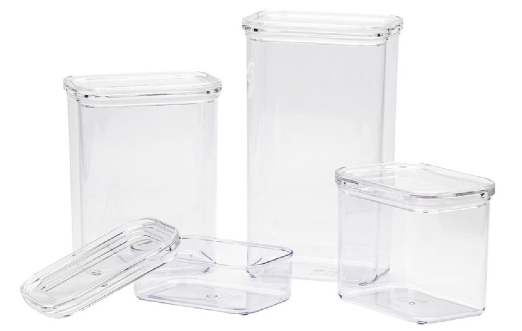 Simply Essential 4-Piece Canister Set with Lids