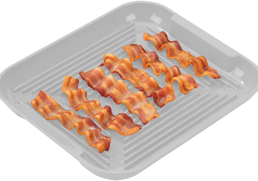 Simply Essential Microwave Bacon Grill in Beige