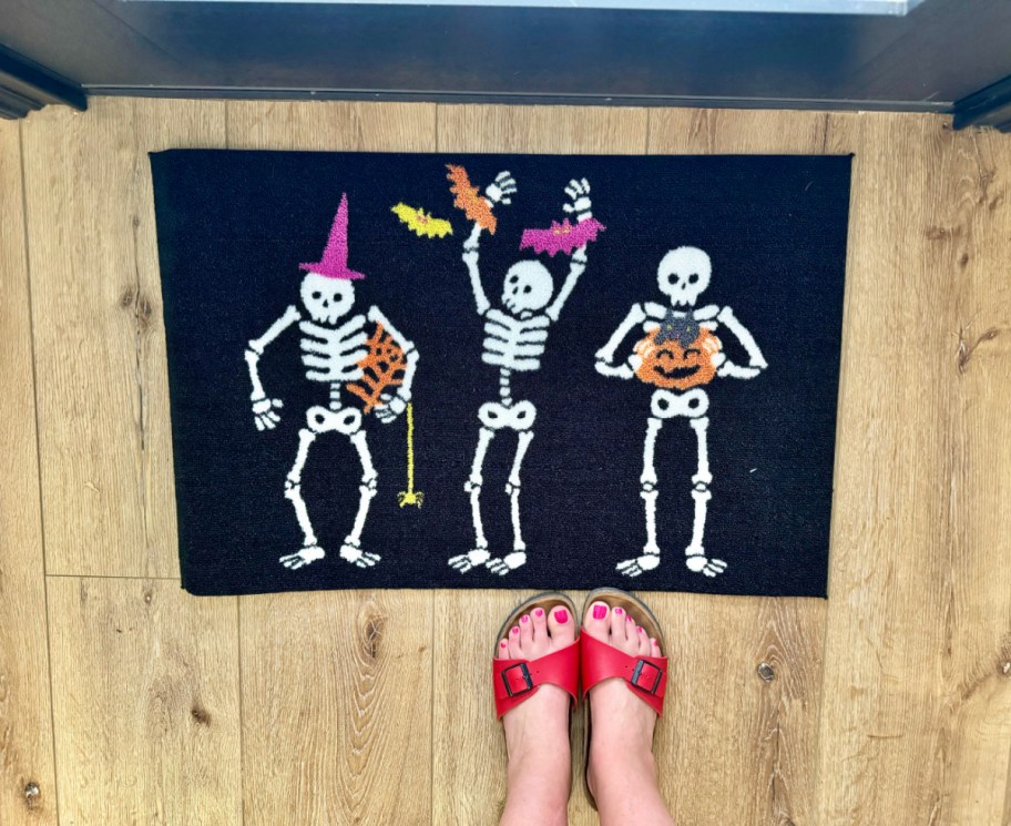 Skeleton Rug for Halloween from Kohls