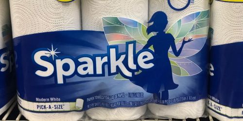 Sparkle Paper Towels Double Rolls 24-Pack Only $20.77 Shipped on Amazon (Just 87¢ Each!)