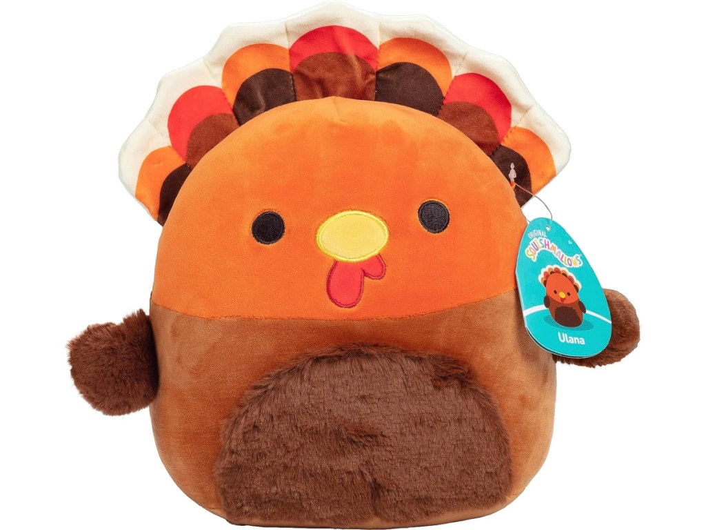 Squishmallow New 10 GAVI Turkey Thanksgiving Plush