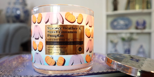 Bath & Body Works Fall Candles | Sweater Weather X Sweet Cinnamon Pumpkin Candle Available In-Store