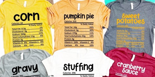 Women’s Thanksgiving Tees from $19.87 Shipped (Unique Group Halloween Costume Idea!)
