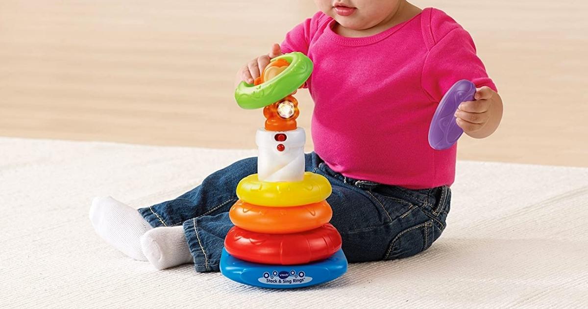 VTech Stack and Sing Rings Only $7.55 on Amazon (Regularly $18) | Hip2Save