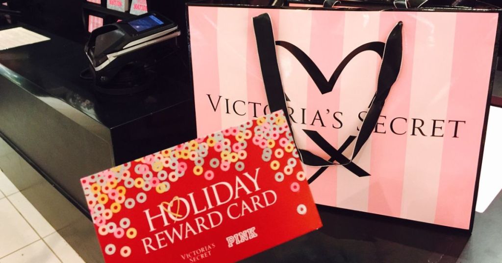 Victoria's Secret Shopping Bag and Holiday Reward Card