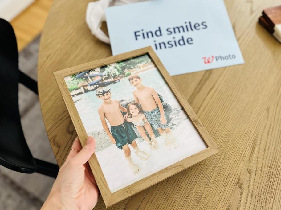 walgreens 8x10 photo print in frame