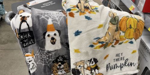 Walmart Halloween Throw Blankets Just $9.97 | Super Soft & Cozy