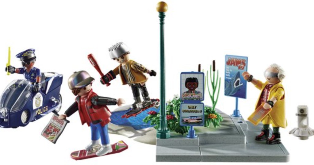 playmobil back to the future playset