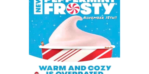 Rumor Has It Wendy’s is Releasing A Peppermint Frosty This Year (+ Find Out How To Get A FREE Jr. Frosty!)