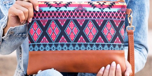 Western Boho Clutch Just $15.88 Shipped (Regularly $30) | 6 Print Options!