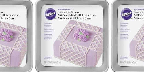 Wilton Aluminum 8″ Square Cake Pan ONLY $4.99 on Amazon (Regularly $12)