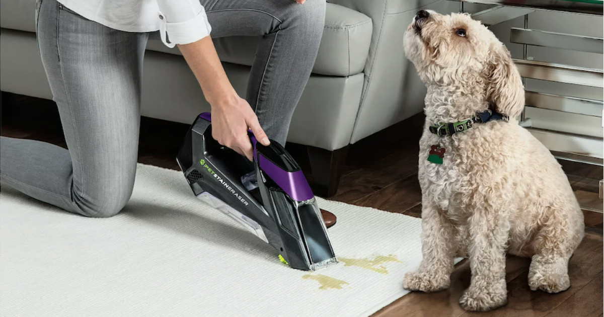 Bissell Cordless Carpet Cleaner Just 49 Shipped on (Reg. 93) Perfect for Pet Stains
