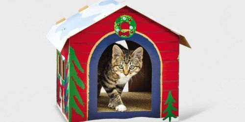 Wondershop Holiday Cat Scratcher Houses from $15 on Target.com