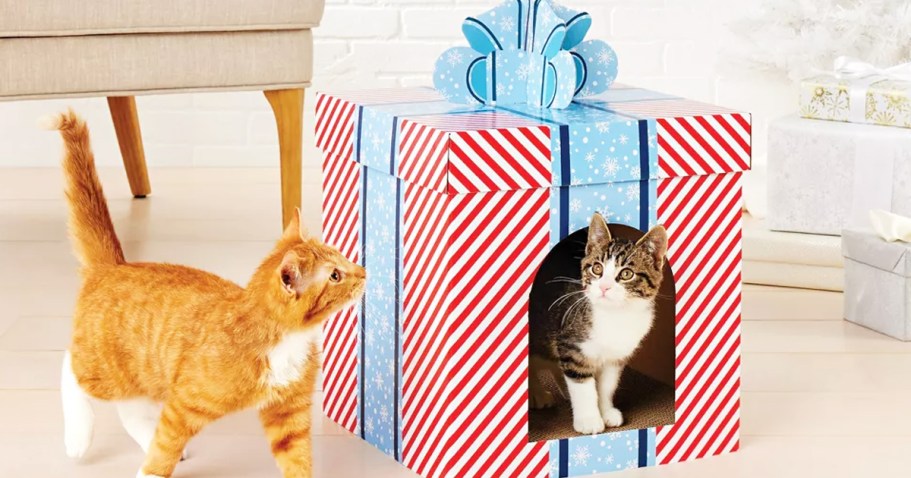 Christmas Cat Scratcher House Only $10.50 on Target.com