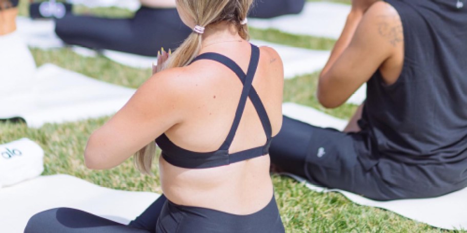 Up to 40% Off Alo Workout Clothing + FREE Shipping | Leggings, Bra Tops, Jackets & More