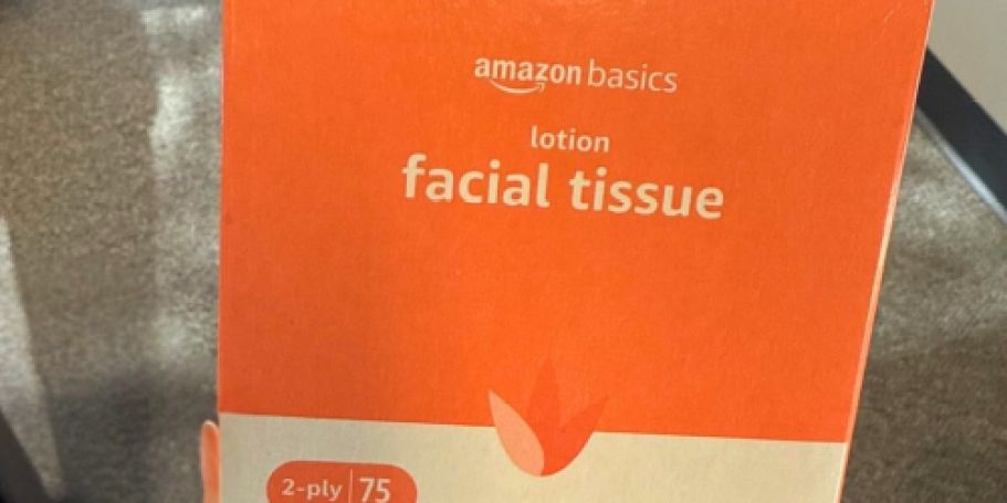 Amazon Basics Tissues w/ Lotion 18-Pack Only $18.88 Shipped (Reg. $29)