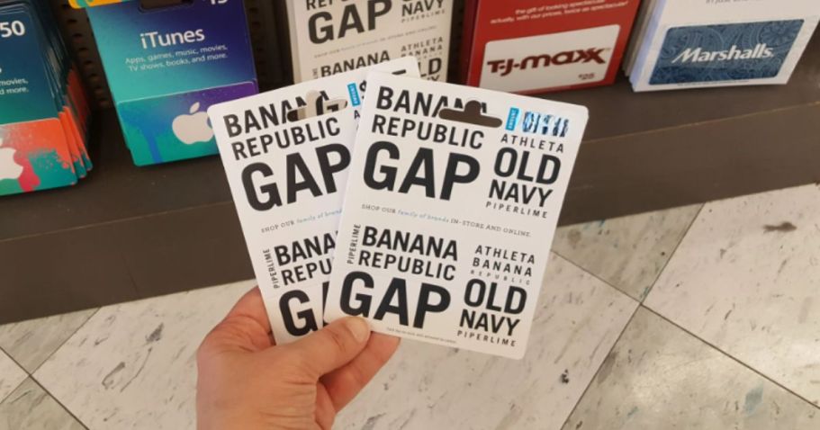 $50 Banana Republic eGift Card Only $40 | Use at Gap, Old Navy, Athleta, & Outlets Too!