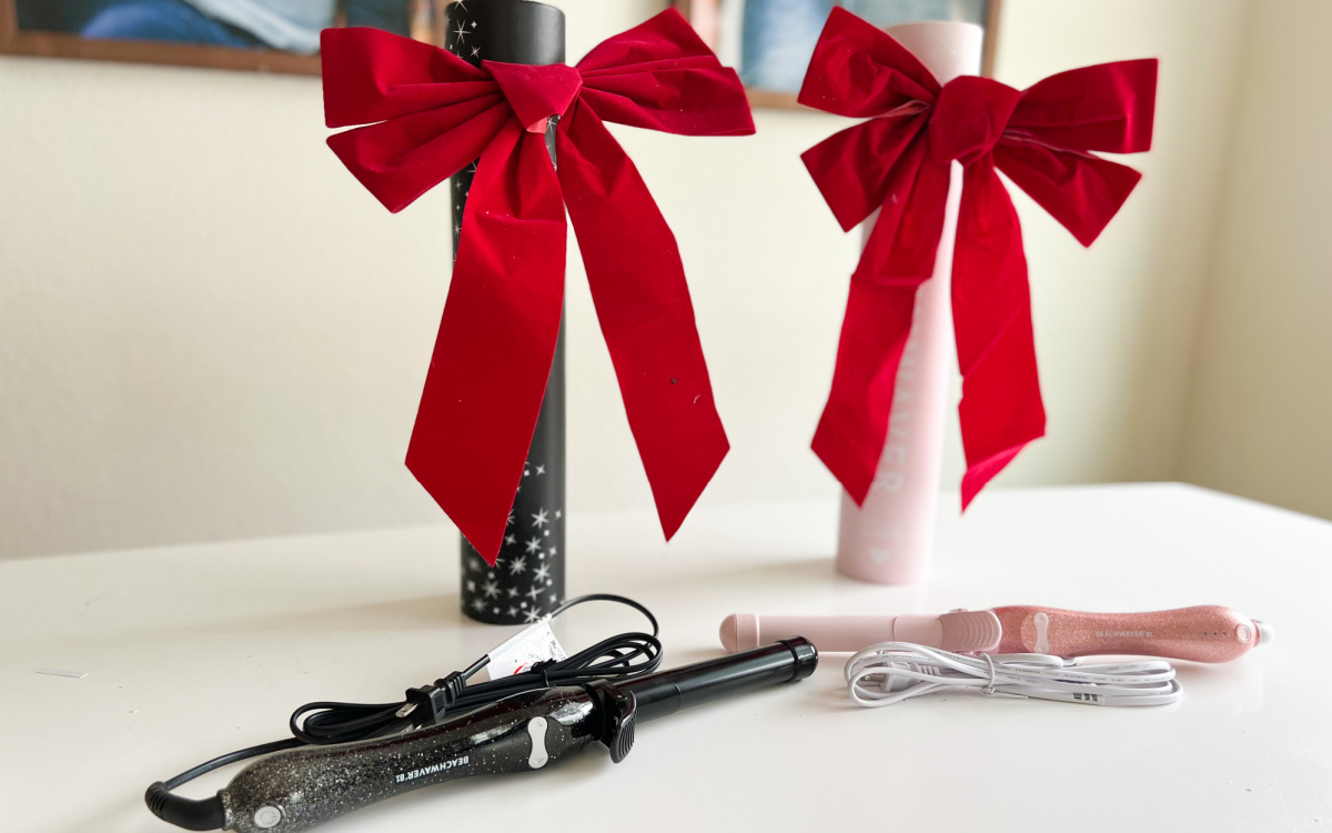 curling irons with bows