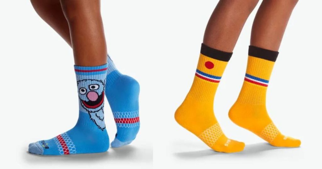 grover and Elmo Bomba socks