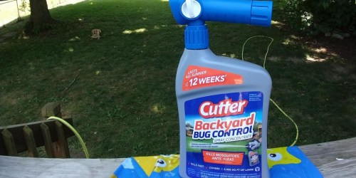 Cutter Backyard Bug Control Spray 32oz Concentrate Only $2.98 Shipped on Amazon (Regularly $17)