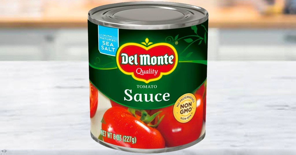 can of del monte tomato sauce