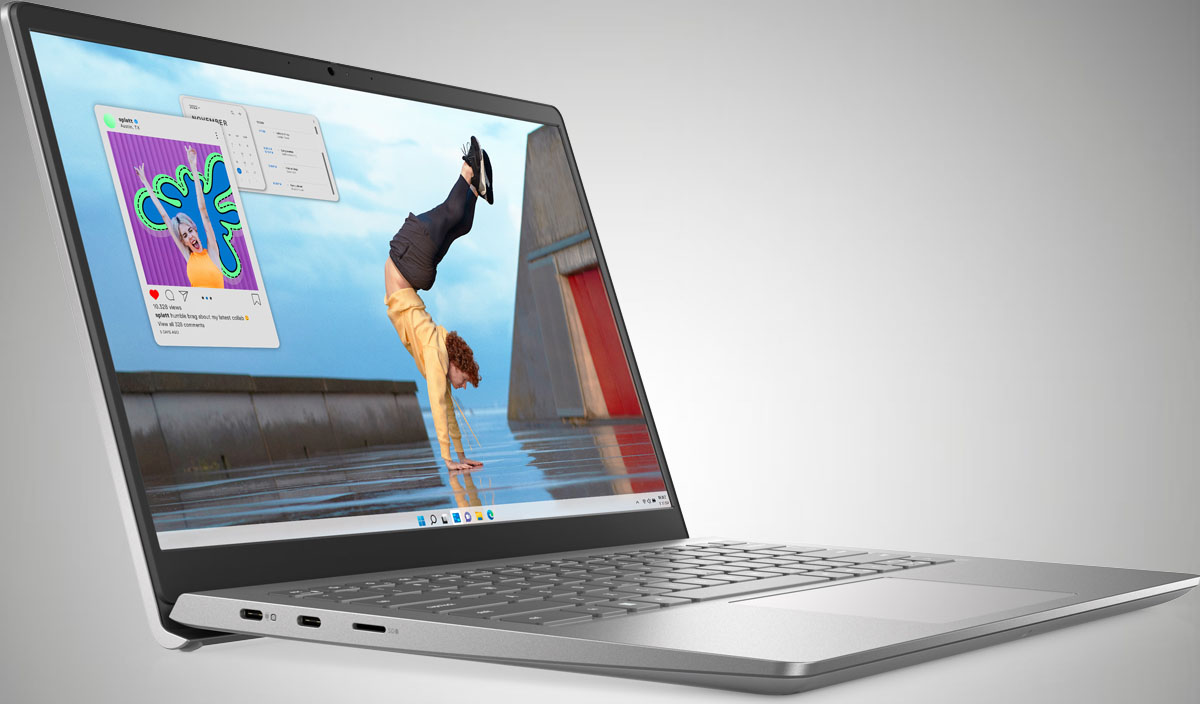 opened silver laptop
