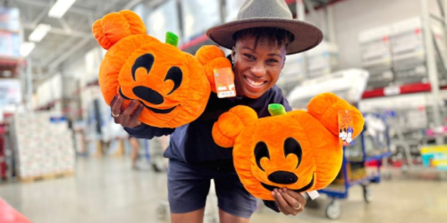 Cute 12″ Mickey Mouse Pumpkin Plush Only $17.98 at Sam’s Club