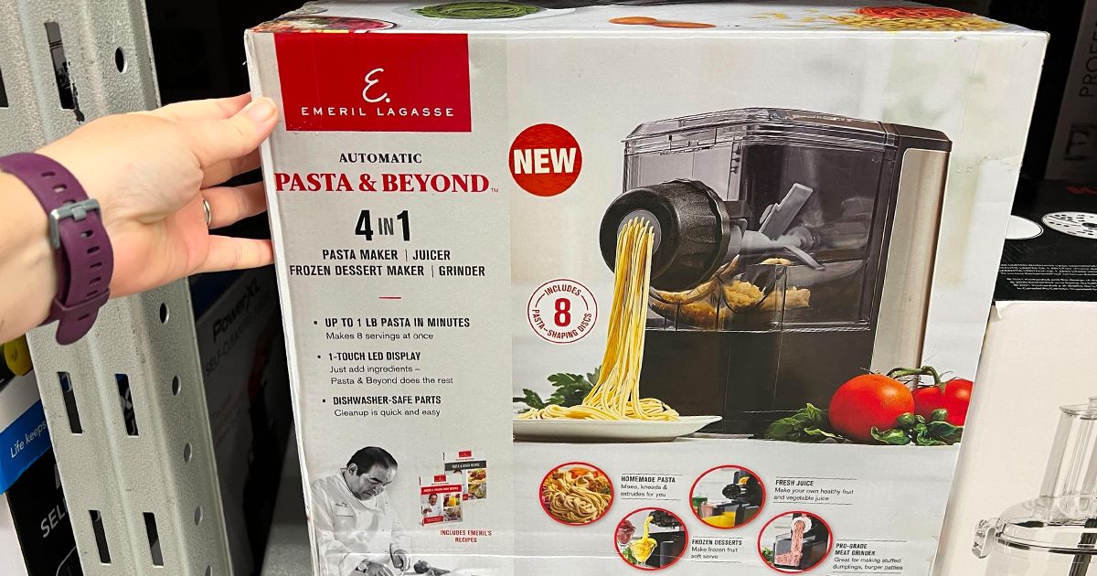 Emeril Lagasse Pasta & Beyond Pasta Maker ELSC, Color: Silver - JCPenney