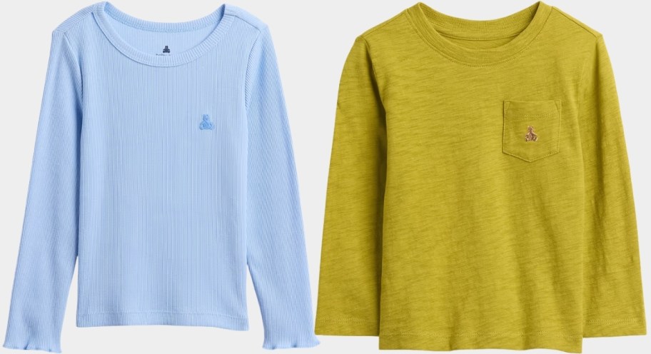 baby and toddler girls and boys tops