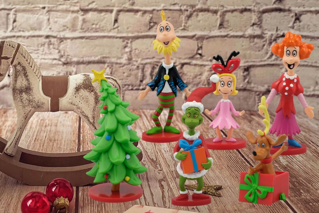 Dr Seuss' The Grinch Who Stole Christmas Figurine Set