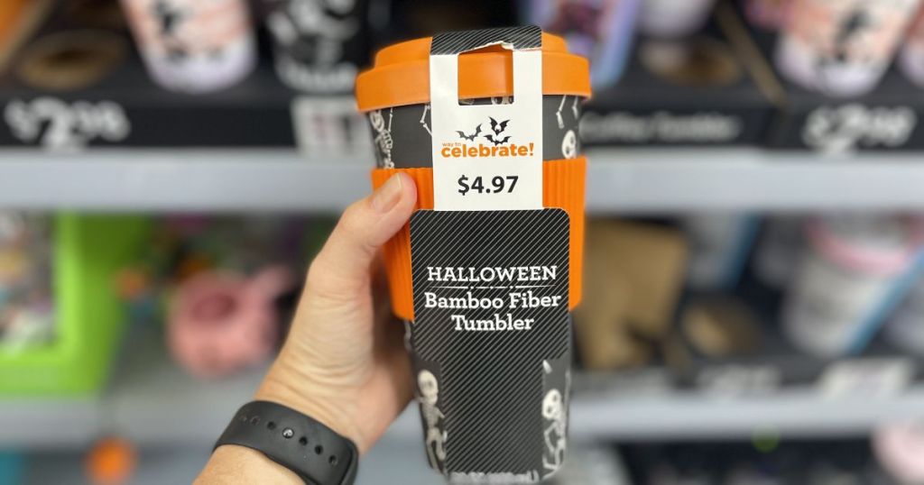 Way to Celebrate! Halloween Bamboo Fiber Tumbler