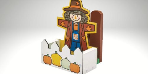 FREE Home Depot Kids Workshop on November 5th | Make a Scarecrow Napkin Holder