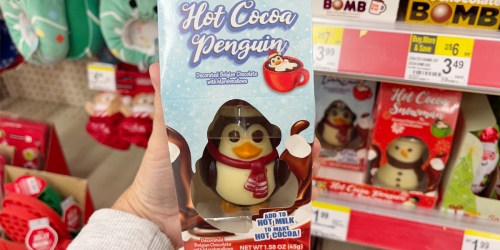 Walgreens Hot Cocoa Bombs Come in Cute Shapes Like Penguins & Snowmen (+ They’re Just $1.99)